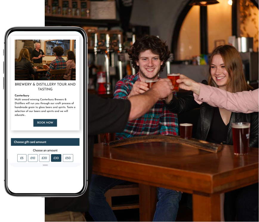 Mobile activity booking system used by Survival Combat Games